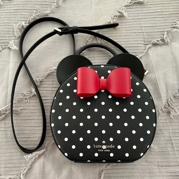 BNWOT! Kate Spade Minnie Mouse Crossbody Bag With Detachable Strap - Picture 12 of 15